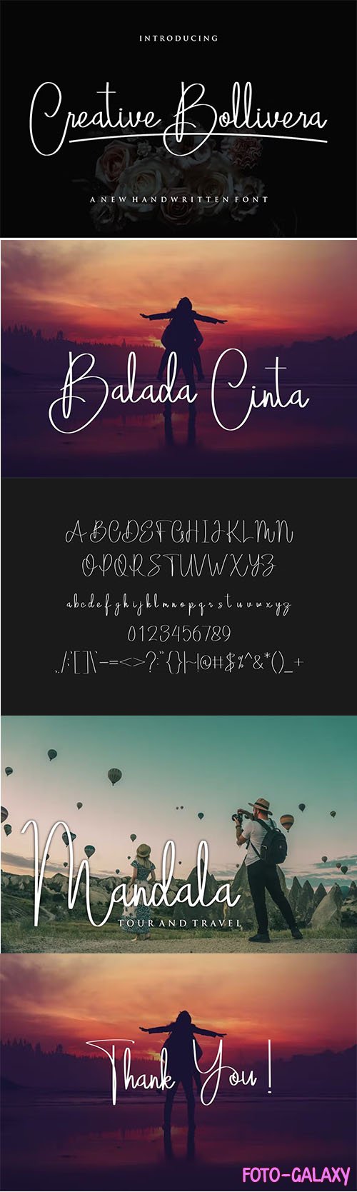 Creative Bollivera Fonts OTF 