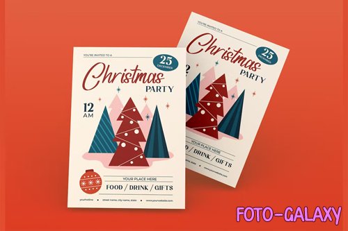 Christmas Party Flyer EPS
