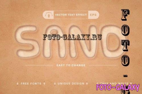 Sand Beach - Editable Text Effect - 10274418