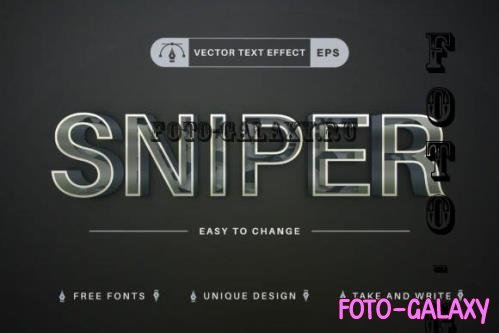Uniform Sticker Editable Text Effect - 10284202