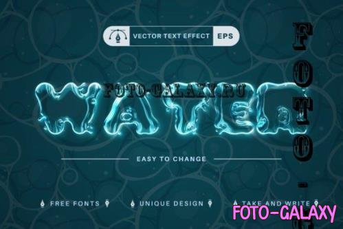 Water Splash - Editable Text Effect - 10279397