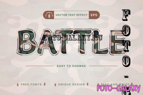 Battle - Editable Text Effect - 10297376