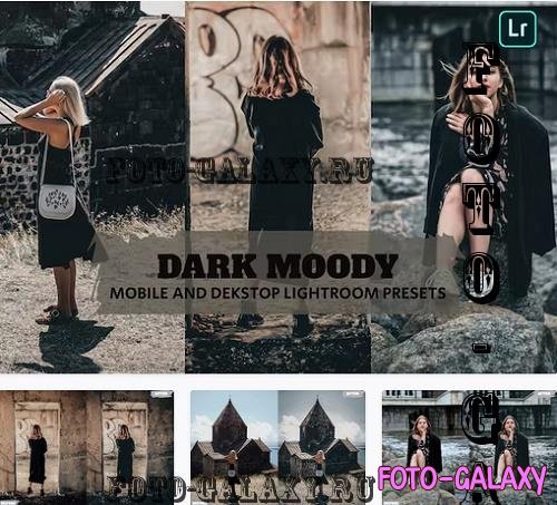 Dark Moody Lightroom Presets Dekstop and Mobile