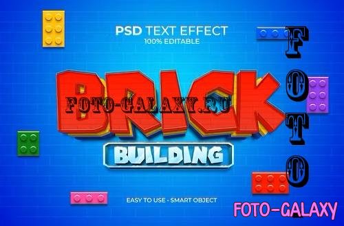 Brick Building Text Effect - UZZUGXE