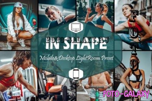 10 In Shape Mobile & Desktop Lightroom Presets, Fitness LR - 2314349