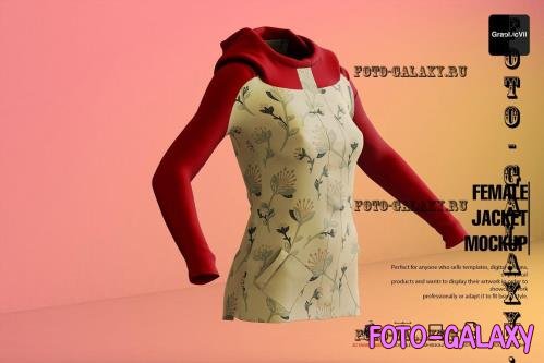 Female Jacket Mockup - 10890052