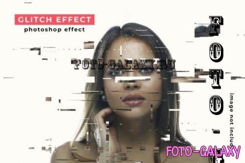 Modern Glitch Photoshop Photo Effect