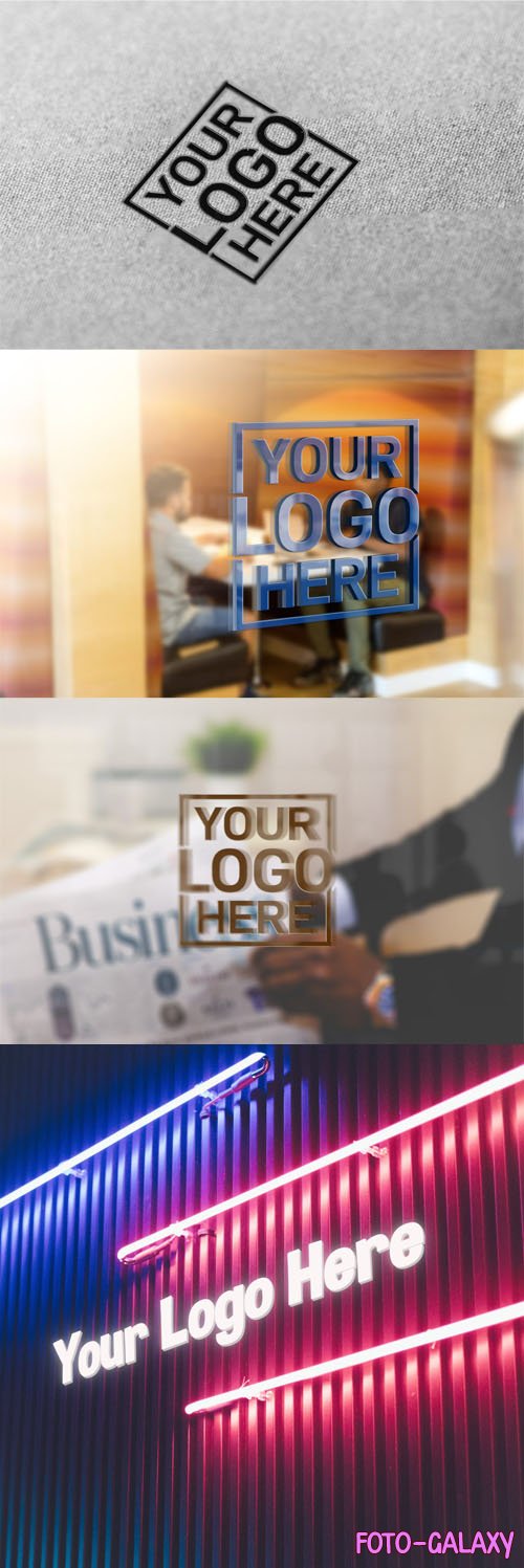 15+ Business Logo PSD Mockups Templates
