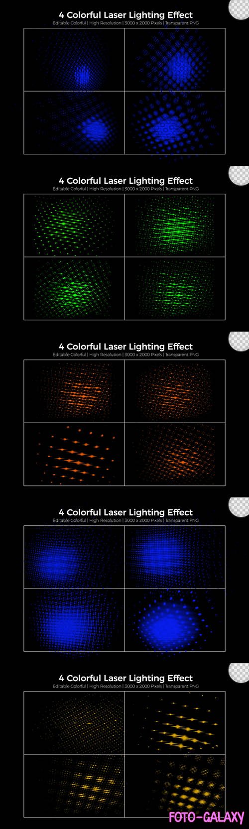 PSD realistic laser lighting effect