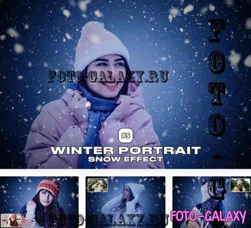Winter Portrait Snow Effect - SKJEWR6