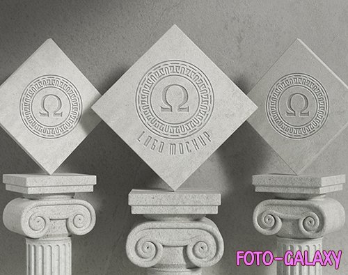 PSD stone with classical greek engraved motifs vol 2