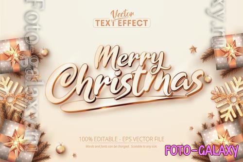 Merry Christmas - Editable Text Effect, Font Style vol 2