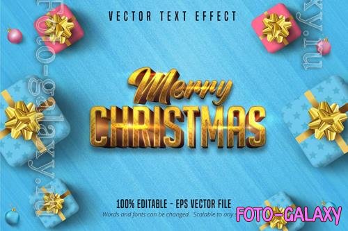 Merry Christmas - Editable Text Effect, Font Style vol 14