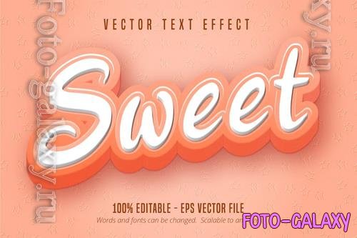 Sweet - Editable Text Effect, Font Style
