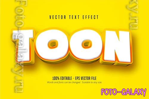 Toon - Editable Text Effect, Font Style