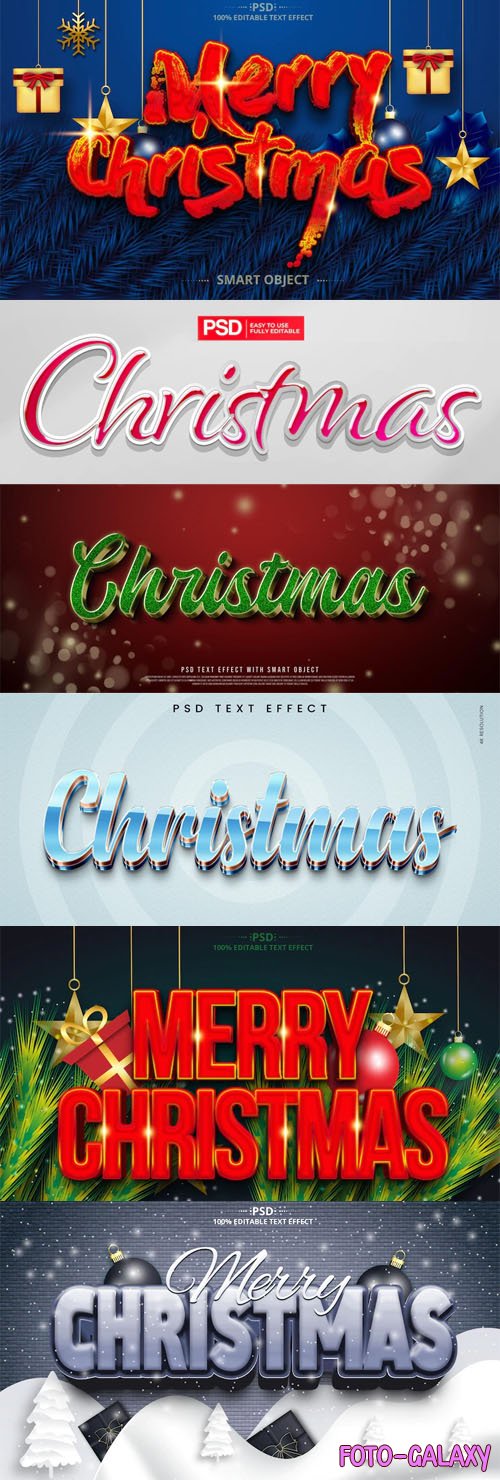 Happy New Year 2023 - 10+ Creative Editable 3D Text Effects PSD Templates