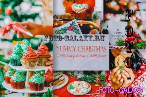 12 Photoshop Actions, Yummy Christmas Ps