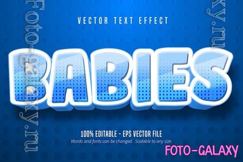 Babies - Editable Text Effect, Font Style