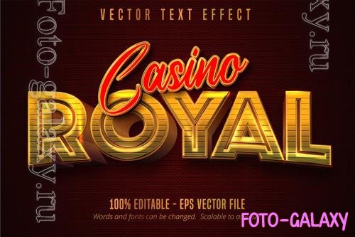 Casino Royal - editable text effect, font style