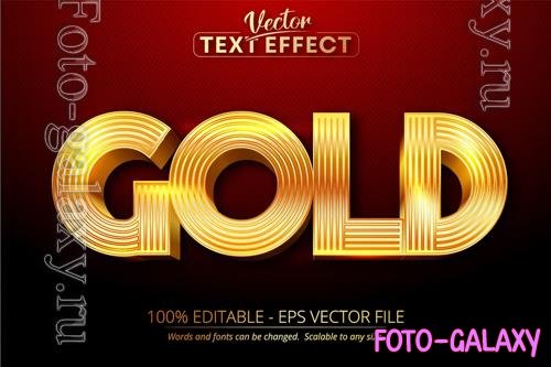 Gold - Editable Text Effect, Font Style vol 2