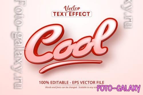 Cool - Editable Text Effect, Font Style