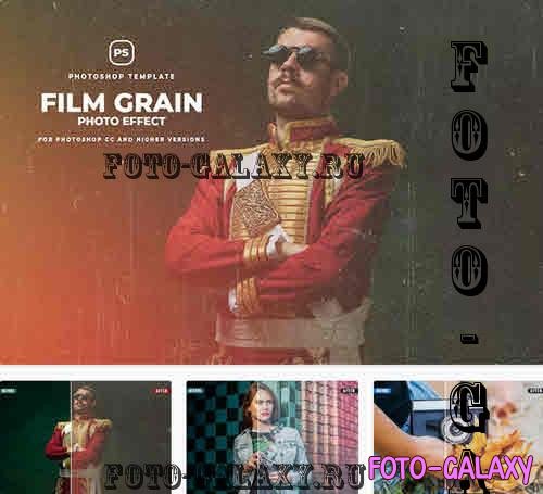 Vintage Film Grain Effect Photoshop - PCQZM35