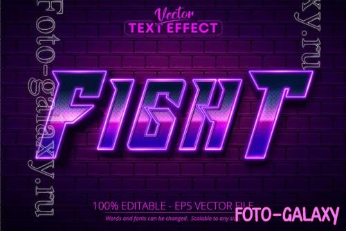Fight - Editable Text Effect, Font Style