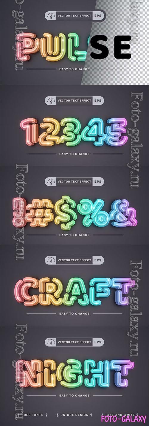 Pulsating able - Editable Text Effect, Font Style