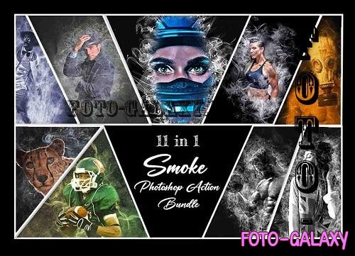 Smoke Photoshop Action Bundle - 10988947