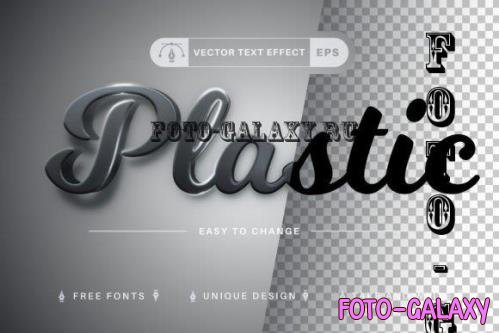 Plastic - Editable Text Effect - 10975192