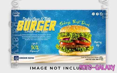 PSD special delicious burger web banner design template vol 2