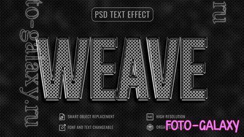 Psd weave 3d text effect