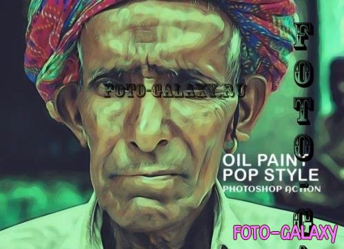 Oil Paint Pop Style - 6544752