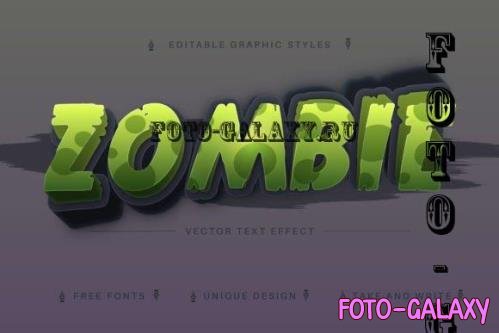 Zombie - Editable Text Effect, Font - 14477584