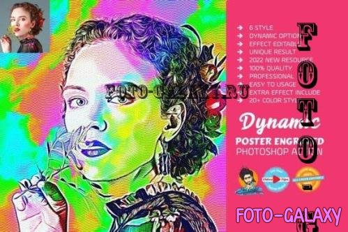 Dynamic Poster Engraved Effect - 7137294