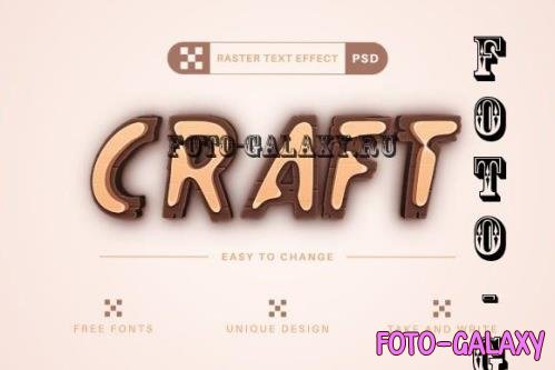 Wood - Editable Text Effect - 14480309