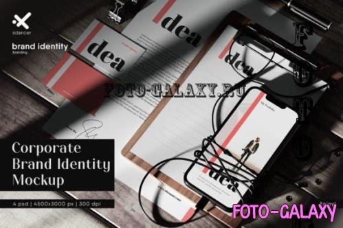 Corporate Brand Identity Mockup - 2529283
