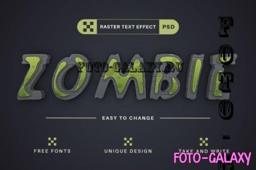 Zombie - Editable Text Effect - 14481777