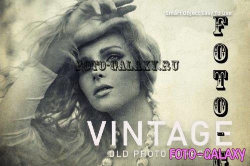 Vintage Old Photo Effect - 14484567