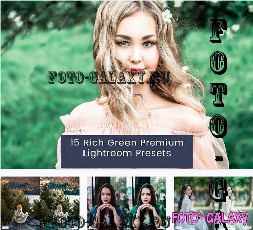 15 Rich Green Premium Lightroom Presets - SASL8QS