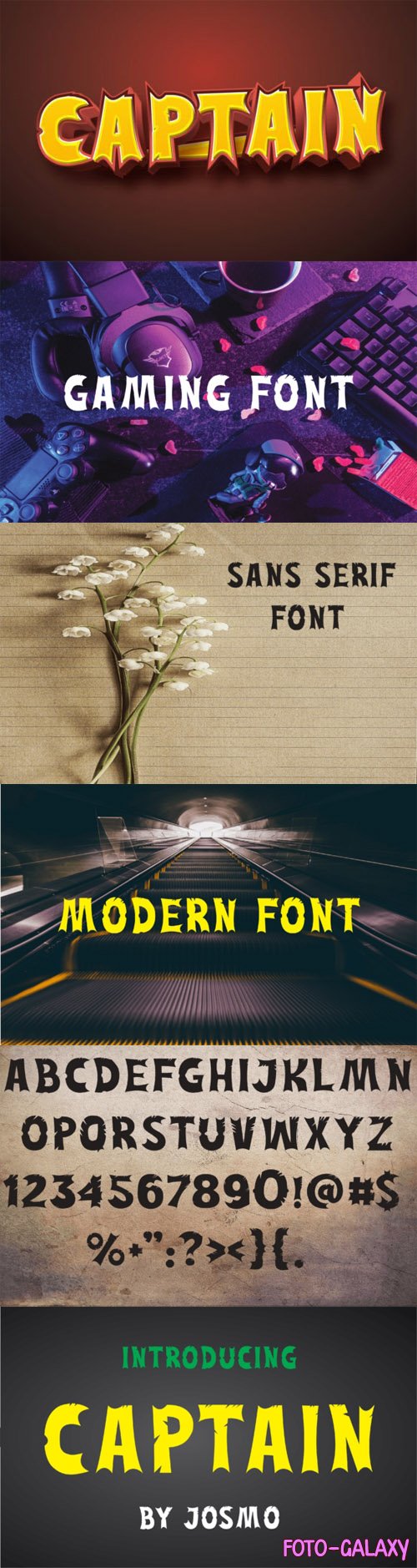 Captain Sans Serif Font
