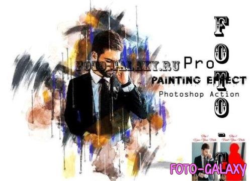 Pro Painting Effect Photoshop Action - 14485324