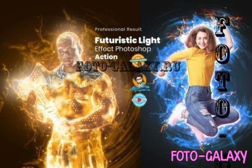 Futuristic Light Photo Effect - 7343070