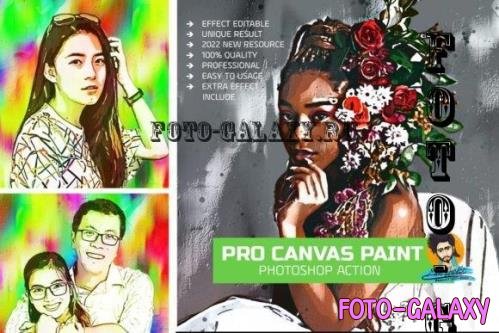 Pro Canvas Paint Effect - 7053145