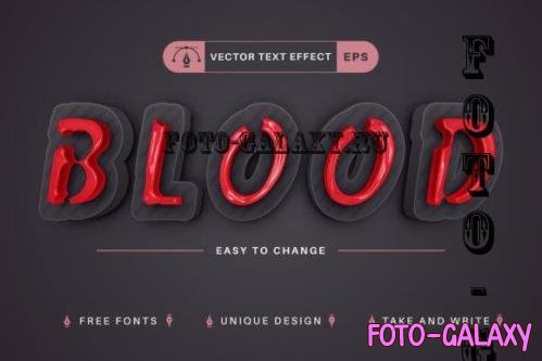 Bloody - Editable Text Effect - 14484221