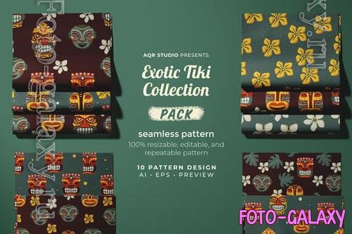 Exotic Tiki Collection - Seamless Pattern 