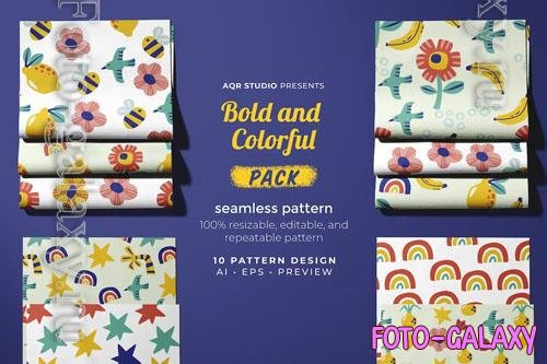 Bold and Colorful - Seamless Pattern 