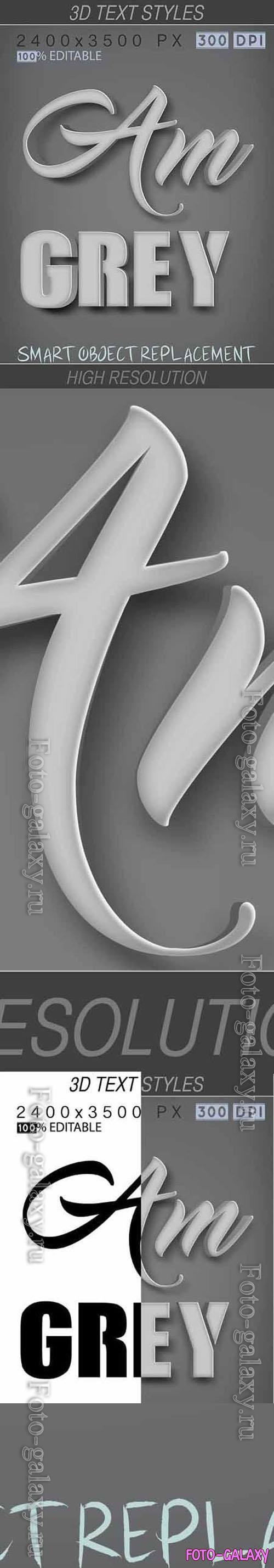 Graphicriver 3D Text Styles Grey 26649735