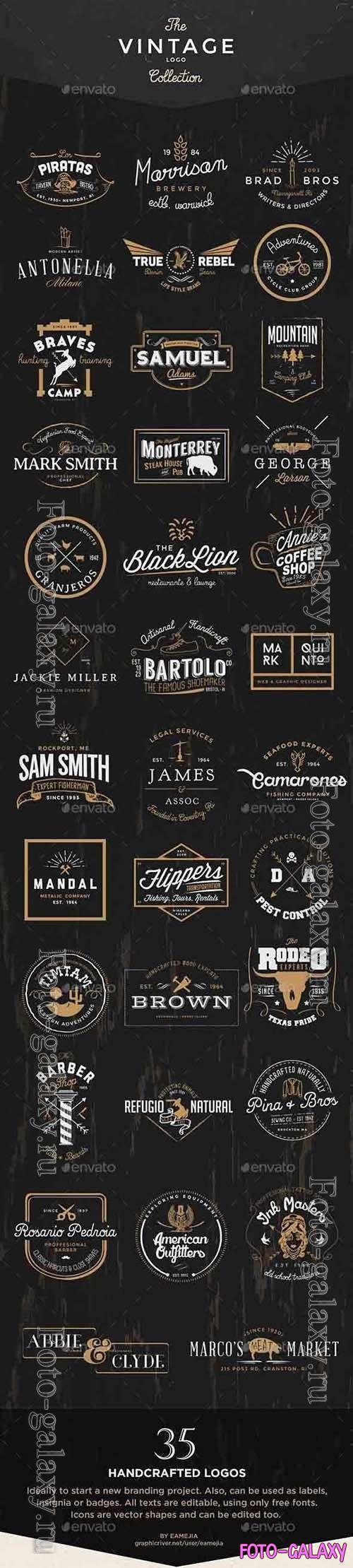 Vintage Logo & Badge Mega Collection