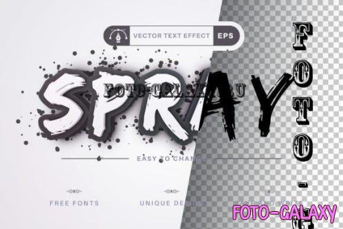 Spray - Editable Text Effect - 16483235